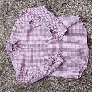 Polo Ralph Lauren Small Dress Shirt. Pink and blue checkered.